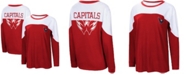 G-III 4Her by Carl Banks Women's Red Washington Capitals Pop Fly Long Sleeve T-shirt